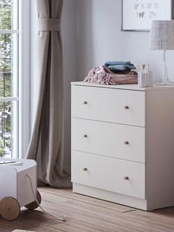 Little Acorns Burlington Changing Table Dresser - view 2, Cashmere/Truffle