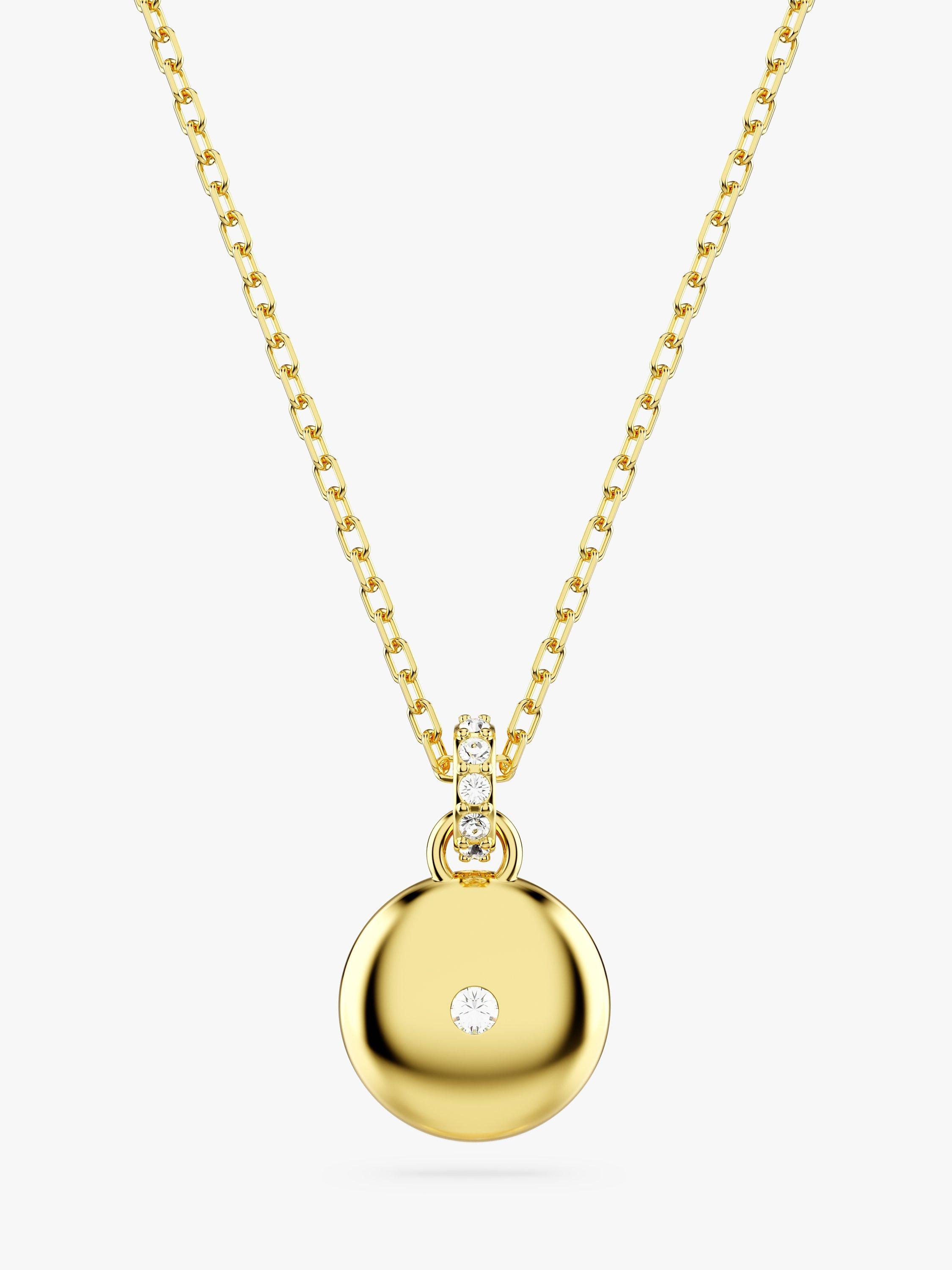 Product image 4 of 4, which shows Swarovski Meteora Crystal Pendant, Gold