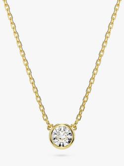 Swarovski Imber Crystal Pendant Necklace, Gold, Cry/Gos