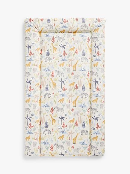 John Lewis Safari Print Changing Mat, Multi