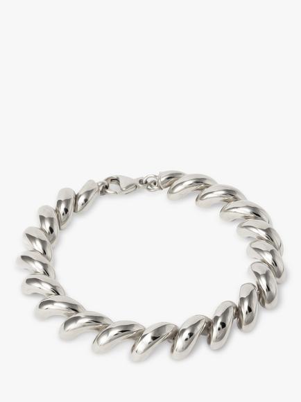 LARNAUTI San Marco Chunky Chain Bracelet, Silver, Silver