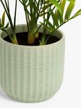 John Lewis Artificial Bamboo Plant in Ceramic Pot, Green