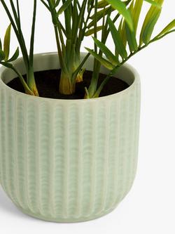 John Lewis Artificial Bamboo Plant in Ceramic Pot, Green - view 2, Green