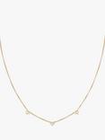 Astrid & Miyu Cosmic Star Charm Necklace, Gold