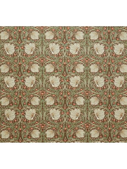 William Morris At Home Pimpernel Velvet Furnishing Fabric, Brick