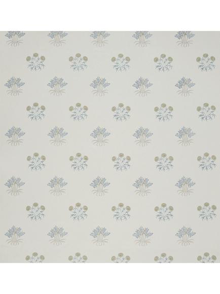 William Morris At Home Lily Flower Embroidery Furnishing Fabric, Woad
