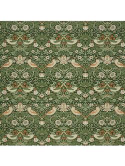 William Morris At Home Strawberry Thief Furnishing Fabric, Nettle