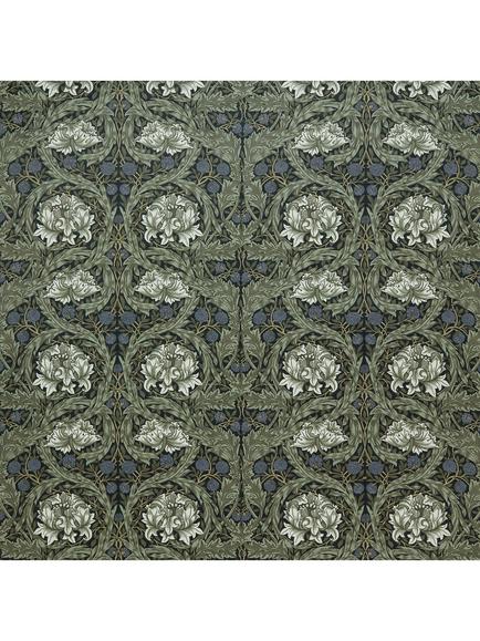 William Morris At Home African Marigold Velvet Furnishing Fabric, Cornflower