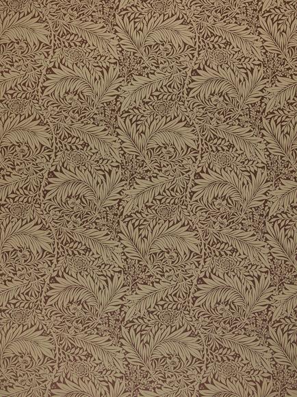 William Morris At Home Larkspur Woven Furnishing Fabric, Berry