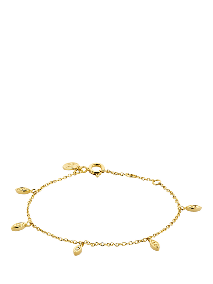 DPT Antwerp Bella Vita Diamond Charm Bracelet, Gold, Gold