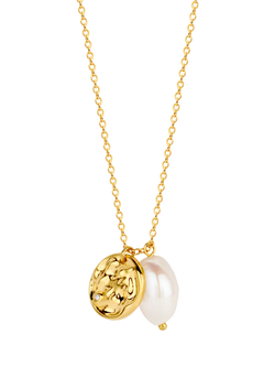 DPT Antwerp Baroque Pearl & Diamond Pendant Necklace, Gold, Gold