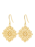 DPT Antwerp Blessed Diamond Statement Drop Earrings, Gold