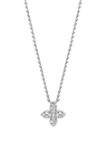 DPT Antwerp Floral Diamond Pendant Necklace, Silver