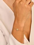 DPT Antwerp Chance Diamond Chain Bracelet, Silver