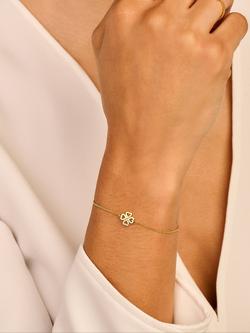 DPT Antwerp Chance Diamond Chain Bracelet, Silver - view 2, Silver