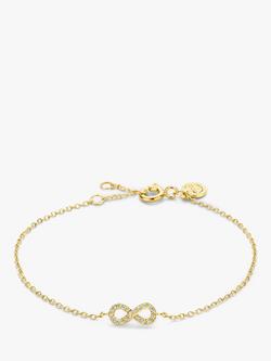 DPT Antwerp Infinity Diamond Bracelet, Gold, Gold