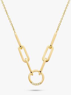 DPT Antwerp Break Away Diamond Link Necklace, Gold, Gold
