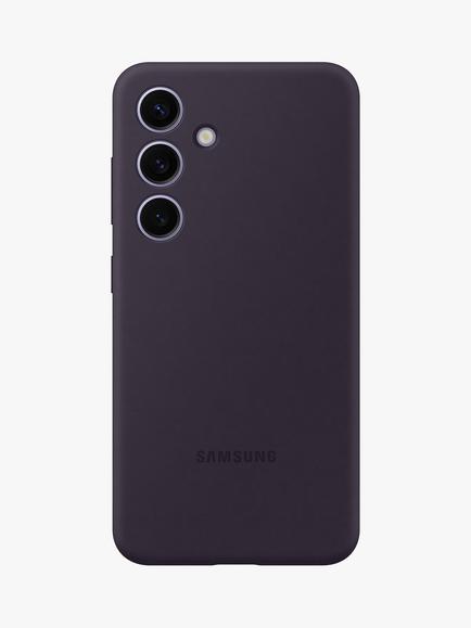 Samsung Galaxy S24 Silicone Case, Dark Violet, Dark Violet