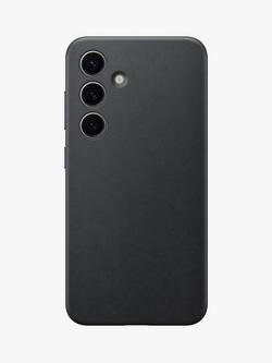 Samsung Galaxy S24 Vegan Leather Case, Black, Black