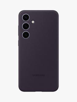 Samsung Galaxy S24+ Silicone Case, Dark Violet, Dark Violet