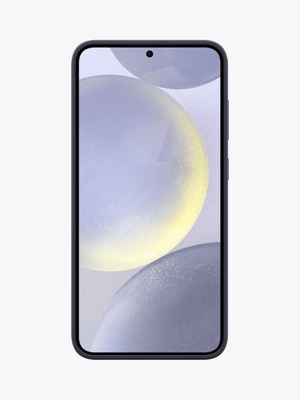 Samsung Galaxy S24+ Silicone Case, Dark Violet - view 2, Dark Violet