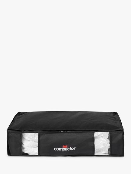 Compactor Space Saving Semi Rigid Under Bed Vacuum Storage Box, 145L - view 2, Black
