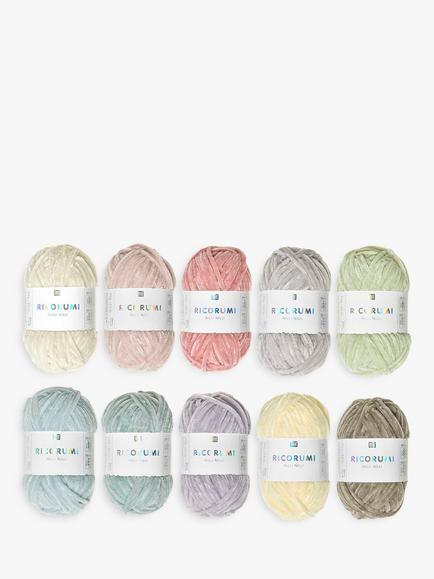 Rico Design Nilli Nilli Yarn, Pack of 10, Pastel, Multi