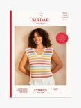 Sirdar Stories DK Soft Skyline Top Crochet Pattern, 10745