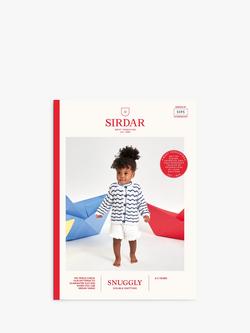 Sirdar Snuggly DK Baby Gentle Waves Cardigan Knitting Pattern, 5595, Multi