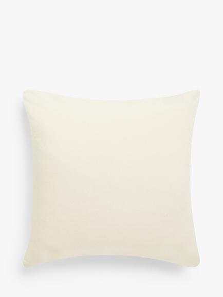 John Lewis Woven Stripe Indoor/Outdoor Cushion - view 2, Navy
