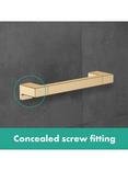 Hansgrohe AddStoris Wall-Mounted Bathroom Grab Rail, Brushed Bronze