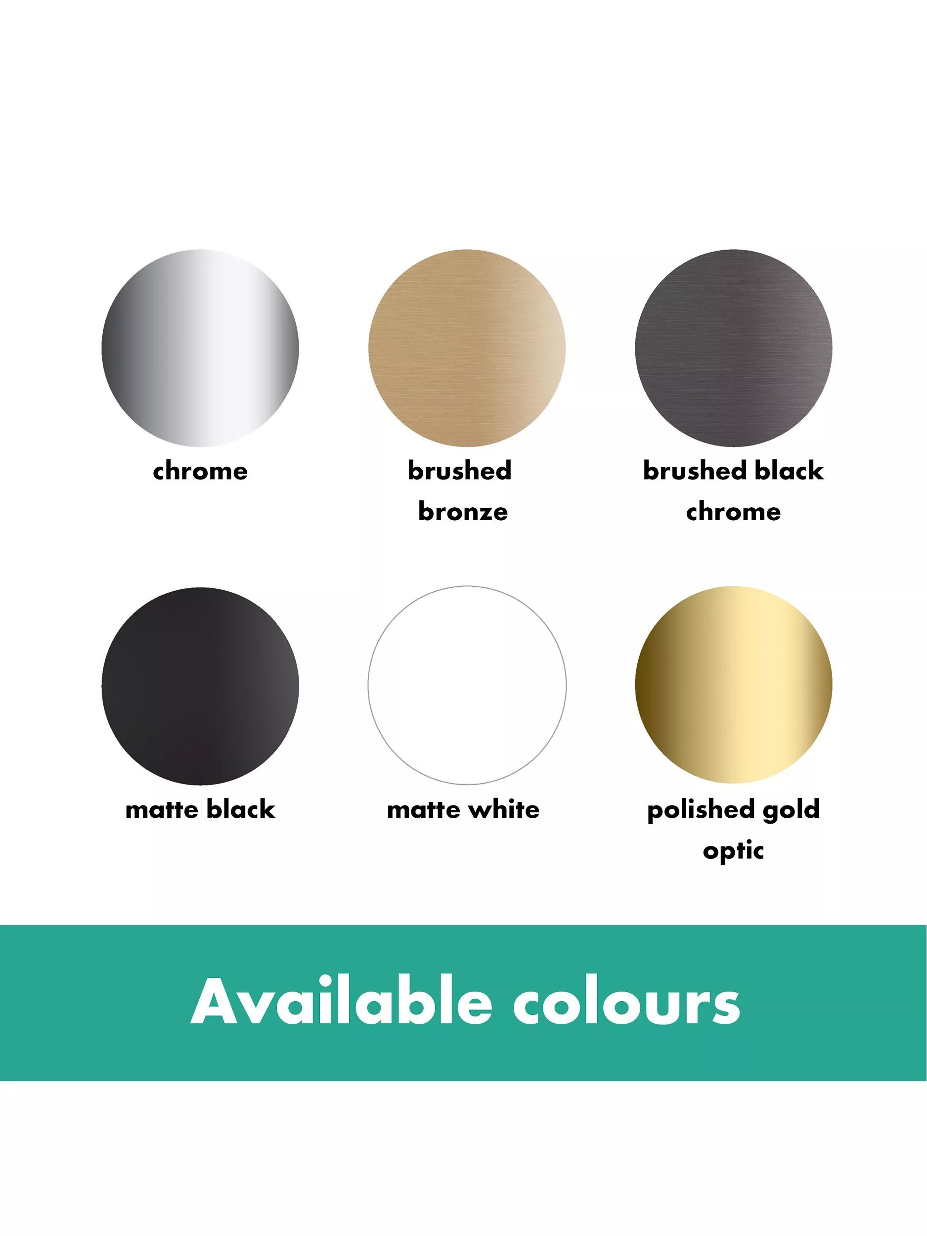 Brushed Bronze  - Out of stock