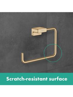 Hansgrohe AddStoris Wall-Mounted Towel Ring - view 2, Brushed Bronze