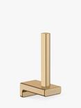 Hansgrohe AddStoris Vertical Wall-Mounted Toilet Roll Holder, Brushed Bronze
