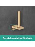 Hansgrohe AddStoris Vertical Wall-Mounted Toilet Roll Holder, Brushed Bronze