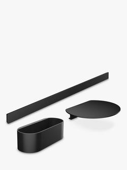 hansgrohe WallStoris Bath Tub Bundle, Matt Black
