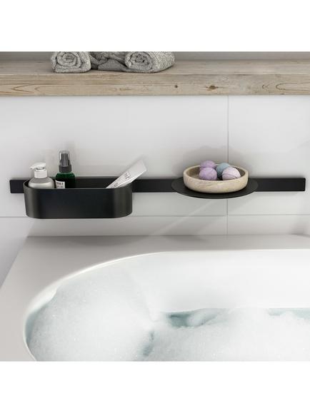 hansgrohe WallStoris Bath Tub Bundle - view 2, Matt Black