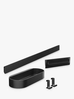 hansgrohe WallStoris Shower Bundle, Matt Black