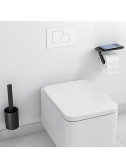 hansgrohe WallStoris Toilet Bundle - view 2, Matt Black