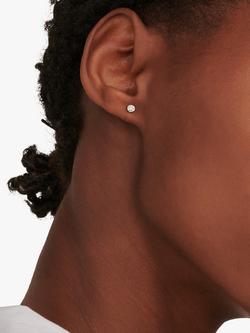 DPT Antwerp First Round Diamond Stud Earrings - view 2, Gold