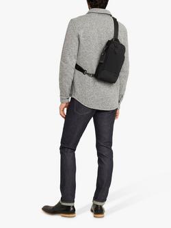 TUMI Gregory Sling Leather Bag, Cognac - view 2, Cognac