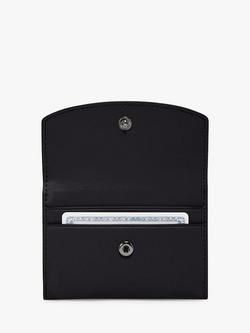 TUMI Flap Card Leather Case, Black - view 2, Black