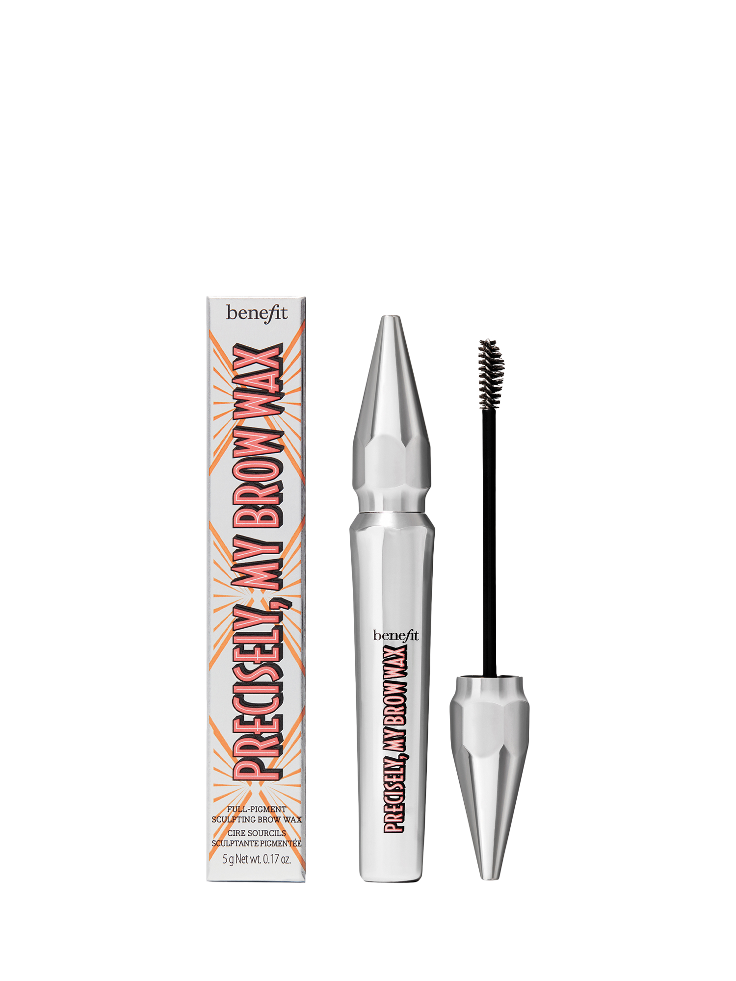Product image 1 of 11, which shows Benefit Precisely, My Brow Wax, 5 Warm Black-Brown