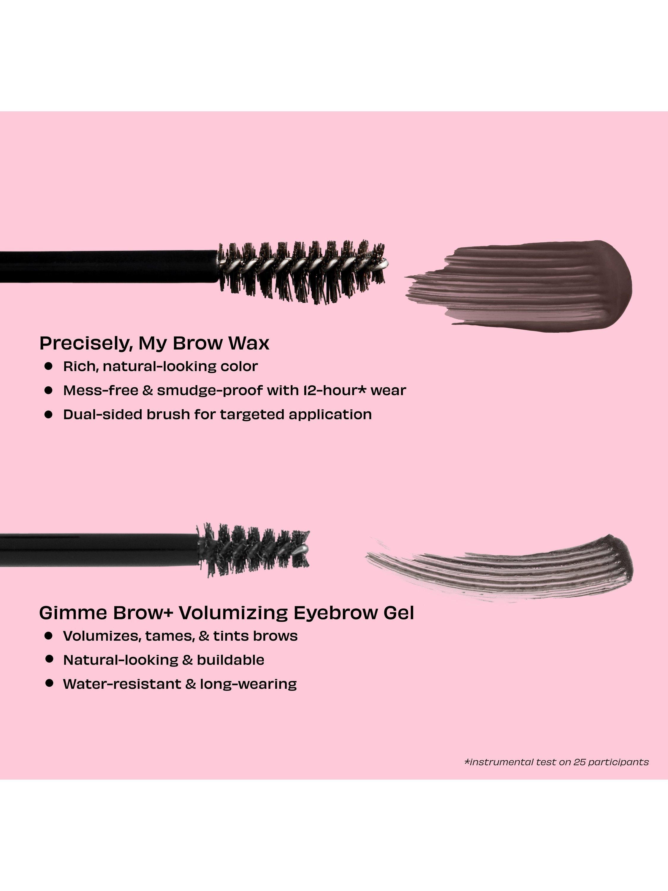 Product image 8 of 11, which shows Benefit Precisely, My Brow Wax, 5 Warm Black-Brown