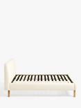 John Lewis Nite Upholstered Boucle Bed Frame, Super King Size, White