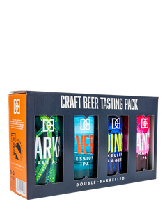 Double-Barrelled Craft Beer Tasting Pack, 4x 440ml