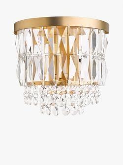 Laura Ashley Rhosill Wall Light, Matt Antique Brass - view 2, Matt Antique Brass