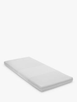 Boori Babysafe Fibre and Pocket Spring Cot Bed Mattress, 132 x 70cm, White