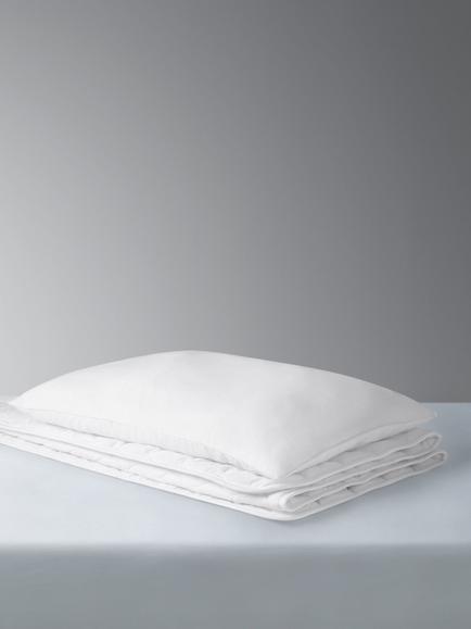 John Lewis Kids' Easycare Washable Duvet and Pillow Set, 4 Tog, Single, White