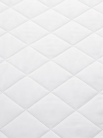 John Lewis Easycare Waterproof Mattress Protector, Single - view 2, White